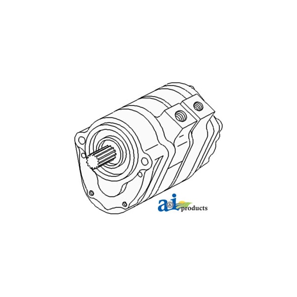 Pump, Hydraulic (Triple) 11.4" x8.6" x6.4"